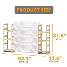 Wooden Kids Toy Storage 12