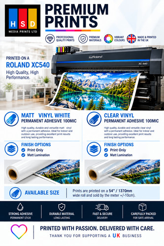 White clear vinyl - &,
