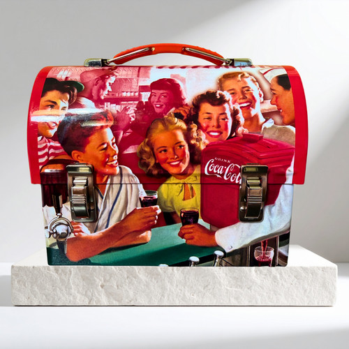 Vintage coca cola metal - vintage, lunch