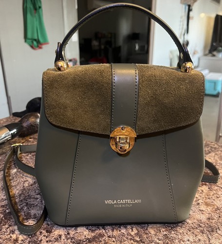 Viola castellani green - castellani, leather
