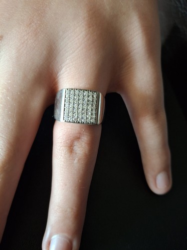 925 silver men cubic - 925,