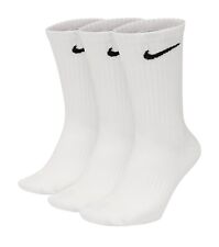 NIKE SOCKS 3 PAIRS PACK - LIGHTWEIGHT CREW ANKLE MENS WOMENS SPORTS UK
