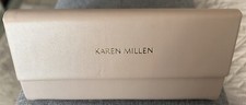 Karen Millen Glasses/Sunglasses Tri fold Hard Magnetic Case for Full Protection