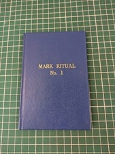 Masonic Mark Ritual No 1 Grand Lodge Of Mark Master Masons 1973 Edition Hardbook