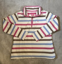 Joules Striped quarter zip