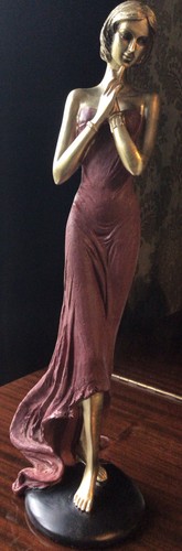 Tall elegant female figurine - elegant,