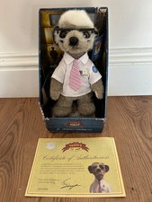 Sergei meercat Collectable soft toy with certificate of authenticity