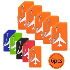1/6 PCS Silicone Luggage Tags