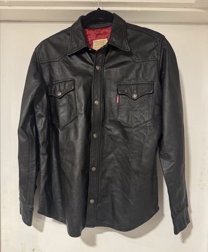 Aero leather shirt made - aero,