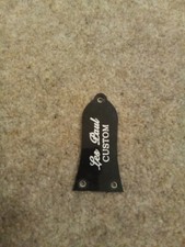 Gibson Les Paul Custom 2 Ply Truss Rod Cover Black