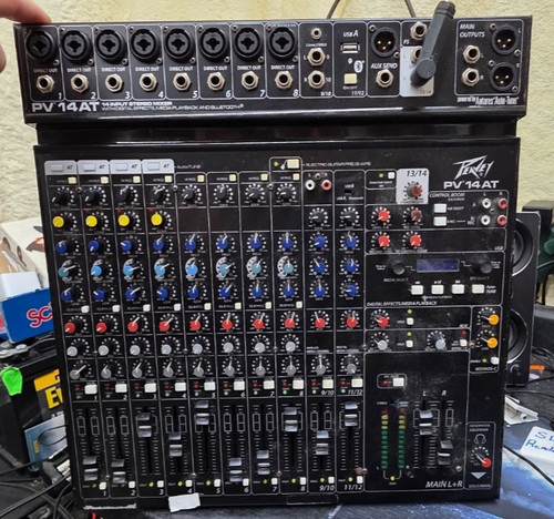 Peavey pv14at channel - channel, mixer
