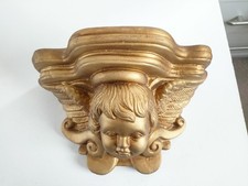 Gilt Ceramic Cherub Putti