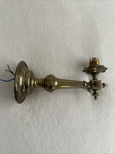 Brass wall sconce - wall, gas