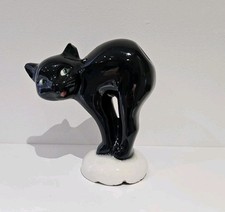 Goebel Black Cat Figurine Vase