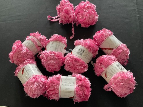 Pink feather rainbow - , yarn-