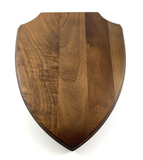 Walnut Shield Plaque | 7.25" x