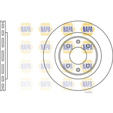 2x Brake Discs Vented For