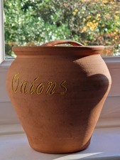 Terracotta Onion Storage Jar