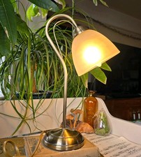 Vintage table lamp swan - vintage, neck