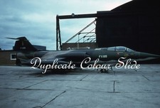 Belgian AF F-104G Starfighter FX-85, Los 77, Dup Colour Slide, Aviation Aircraft