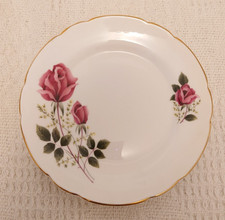 Vintage Royal Windsor Pink Roses Fine Bone China Side Plate