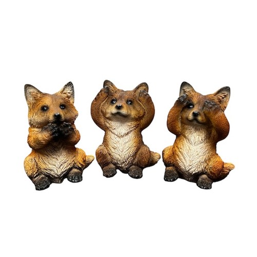 Three wise foxes - wise,