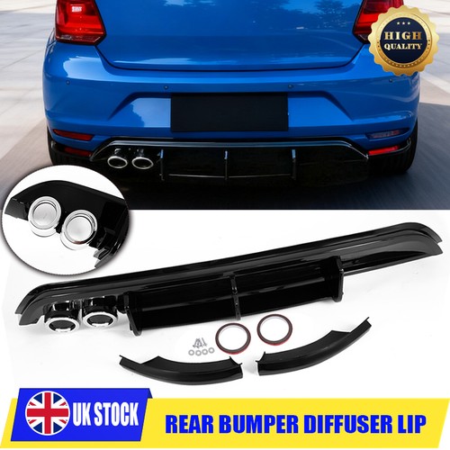 Rear bumper diffuser lip - rear,