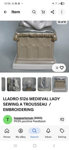 Lladro large sewing - large,
