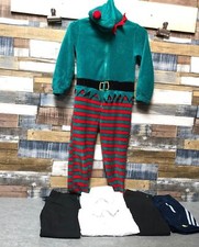 Bundle Boys School Clothing 7/8Y Trousers Shorts & Shirts + Elf All-In-One Suit