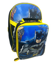 Batman Backpack With Lunch Bag