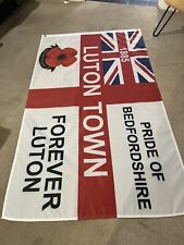 Luton Town  Fc Flag 5ft by 3ft -Luton Flag Brand New Sealed Large