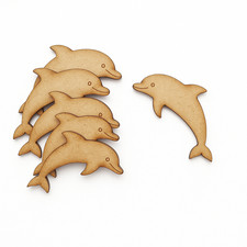 Dolphin Fish MDF Craft Shapes