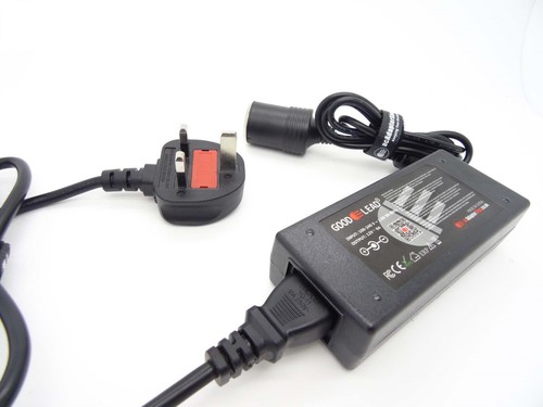 Plug 240v mains 12v - to, car
