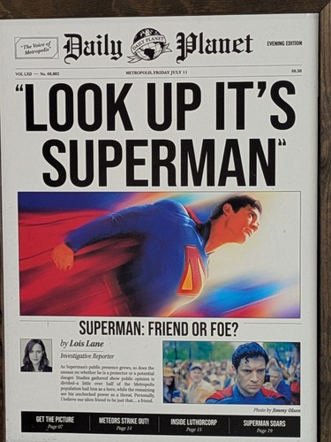 Genuine daily planet superman - genuine,