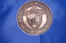 AWARD THE ACRICULTURAL COLLEGE ASPATRIA MEDAL 1887