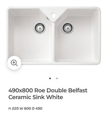 Roe Twin Belfast Sink - Brand New with Defect