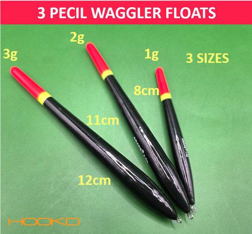 3pcs pencil waggler fishing - pencil,