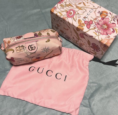 Gucci marmont floral pouch - gg,
