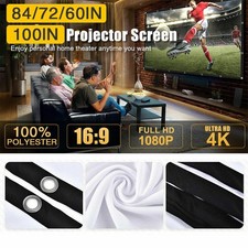 60"-150" Projector Screen HD