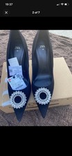 Zara Black High Heel Shoes