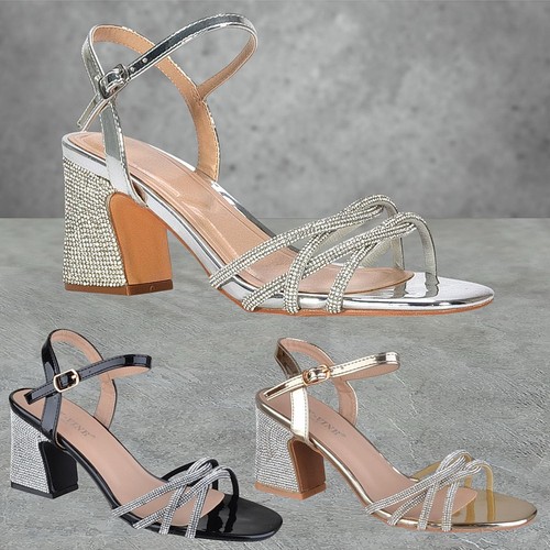 Ladies womens ankle strap mid - womens,
