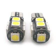 2x Xenon White 9 SMD LED Side