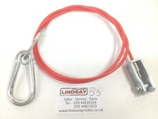 Ifor Williams Trailer Hitch Safety Cable Clevis Type Safety Breakaway Cable 