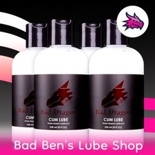 4 x Bad Dragon Cum WHITE Lube
