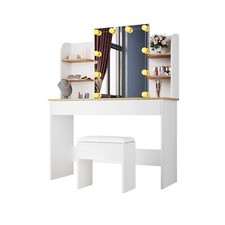 White&Oak Dressing Table LED