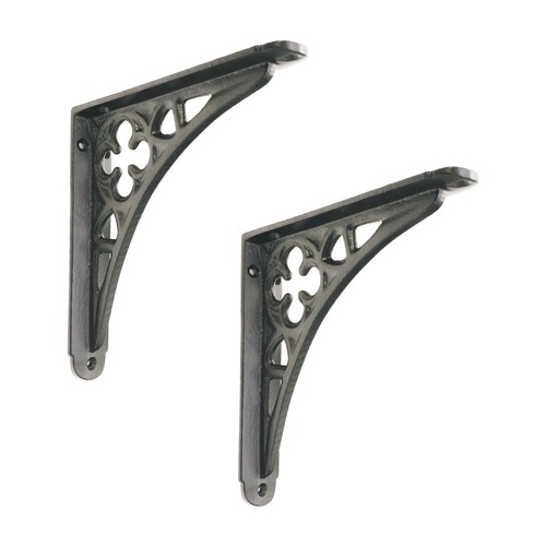 Shelf bracket pair - pair, black