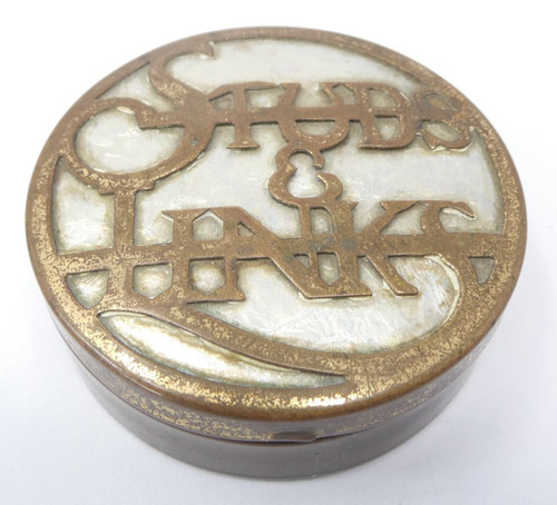 Studs links hinged box - hinged, motif