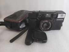 Chinon 35F-MA 35 mm compact Camera WORKING + Case + Cap ID5012 B62