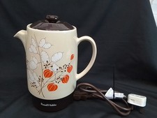 Vintage Russell-Hobbs electric coffee percolator, ceramic, working order