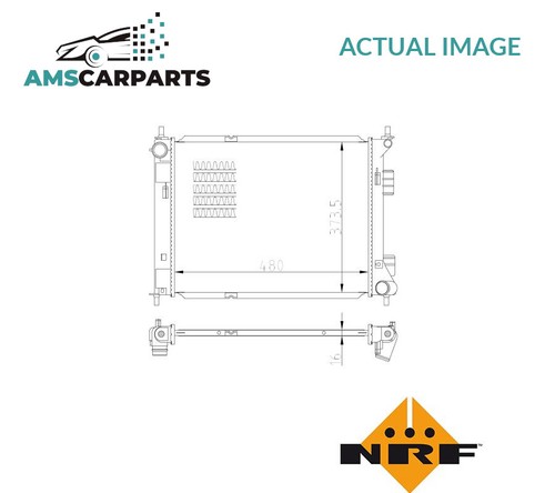 Engine cooling radiator 59315 - engine,